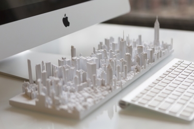 3D print example - city model
